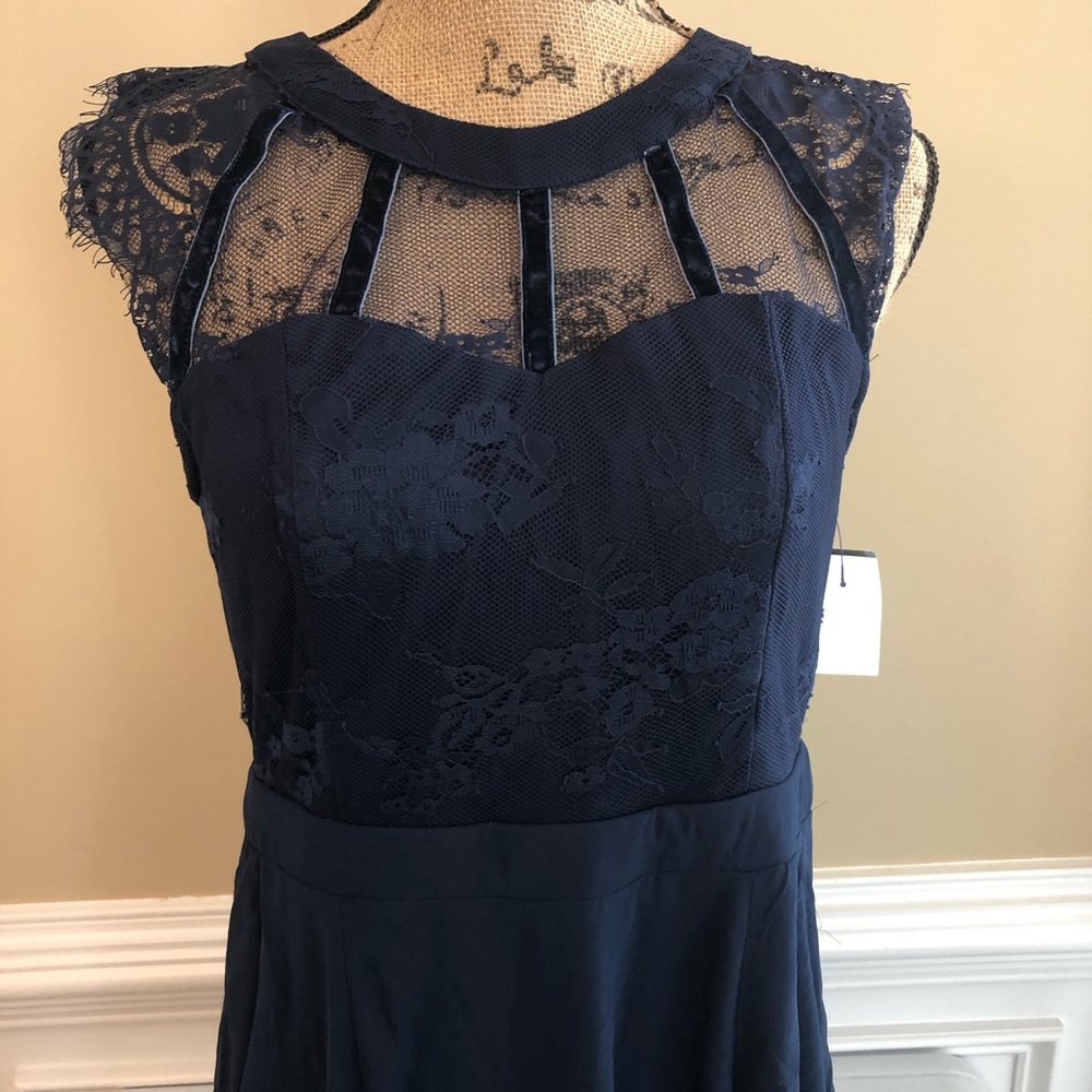 Navy blue dress